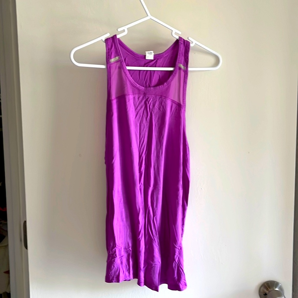 FILA Purple Women’s Open Back Muscle Tee - Extra Small